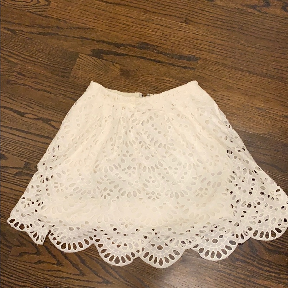 Alice and Olivia Conor Short Lampshade Skirt